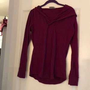 Athletes Hoodie in plum